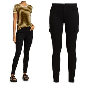 Mother The Charmer Cargo Skinny Jeans Size 28 Not Guilty Baddie Grunge Goth